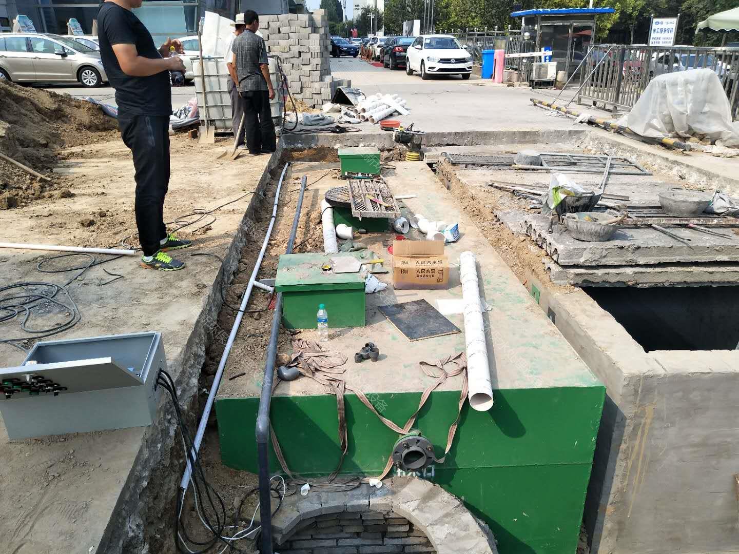 <b>河北保定地埋式生活污水的安裝</b>